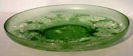Fostoria #2297 Bowl w/ Grape Brocade Etch