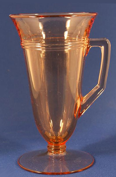 Fostoria #2321 Priscilla Footed Handled Tumbler