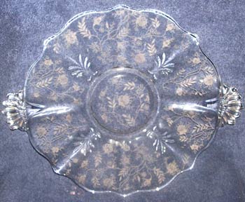 Fostoria #2496 Baroque Handled Tray