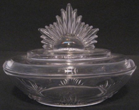 Fostoria #2545 Flame Oval Candy Box