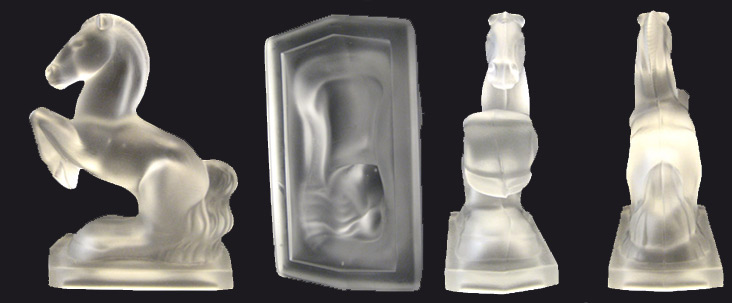 Fostoria #2564 Horse Bookends