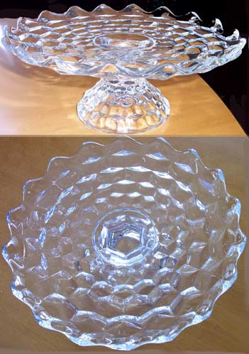 Fostoria #2056 American Footed  Cake Stand