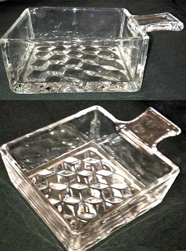 Fostoria #2056 Individual Square Appetizer