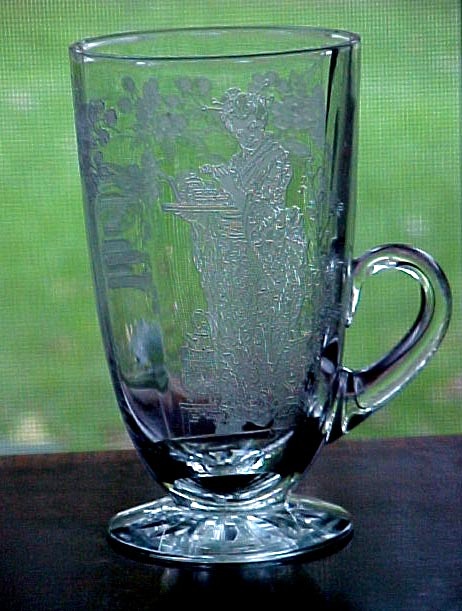 Fry Handled Ice Tea w/ Japanese Maid Etch