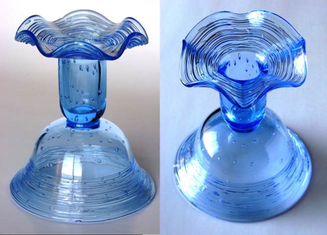 Fry Candleholders w/ Threading & Controlled Bubbles