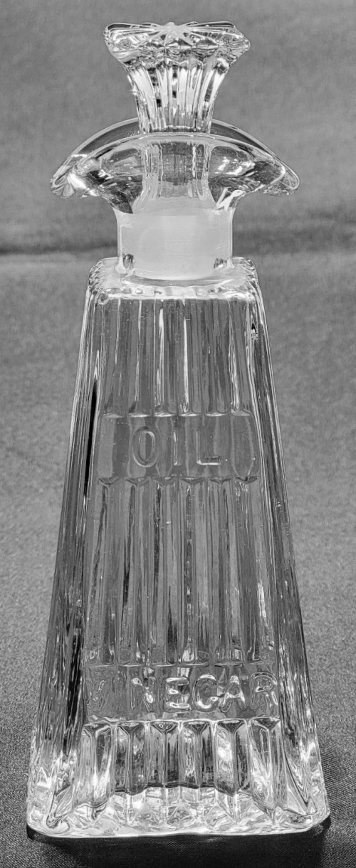 Heisey #1469 Ridgeleigh French Dressing Bottle