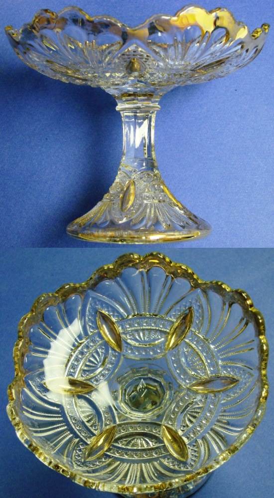 Heisey # 335 Prince of Wales Plumes Compote