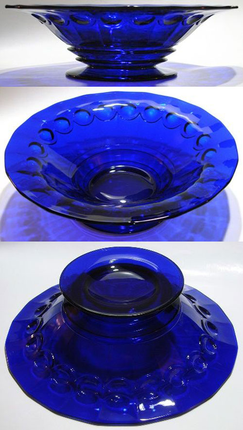 Heisey #1433 Thumbprint and Panel Bowl