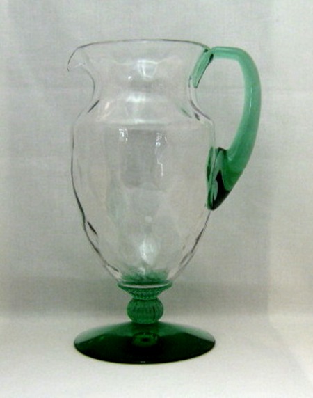 Heisey #3355 Fairacre / #3357 King Arthur Footed Jug