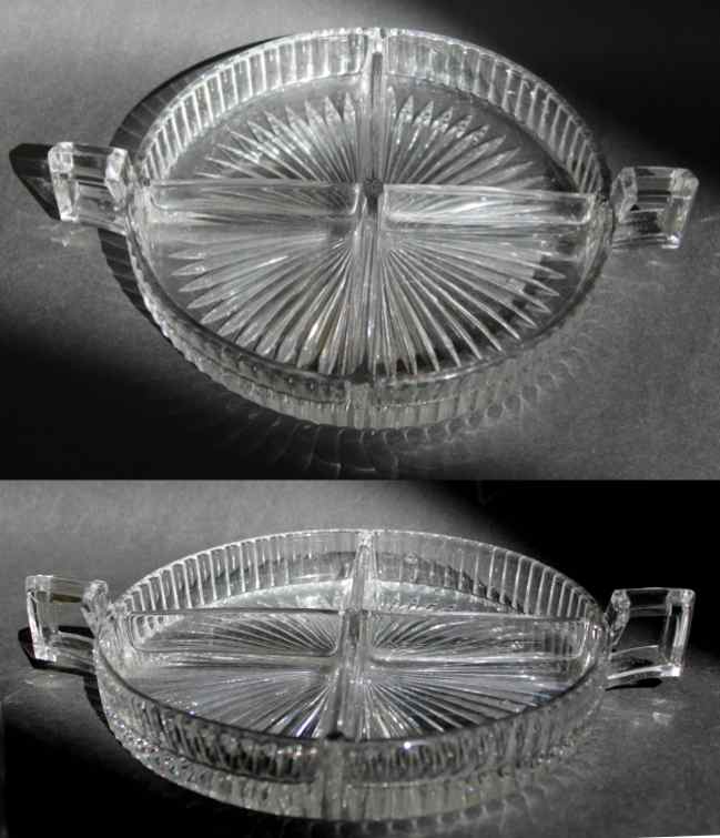 Heisey # 473 Narrow Flute w/ Rim Relish