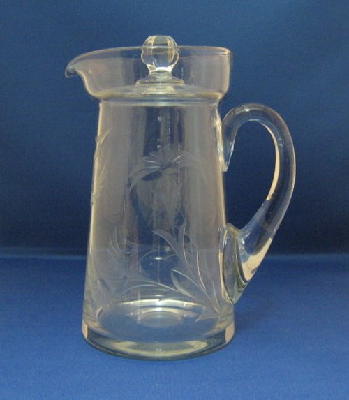 Heisey # 515 Jug w/ Unknown Cutting