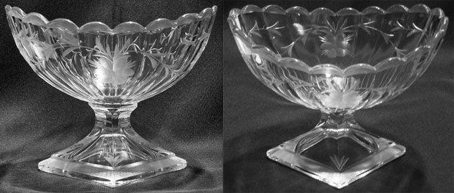 Heisey #8037 Fluted Diamond Foot Comport w/ Cutting