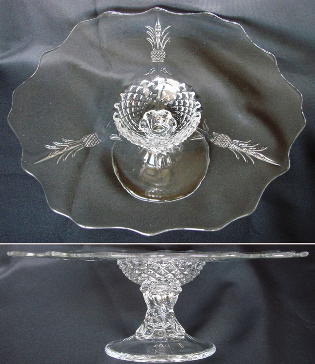Heisey #1567 Plantation Cake Stand