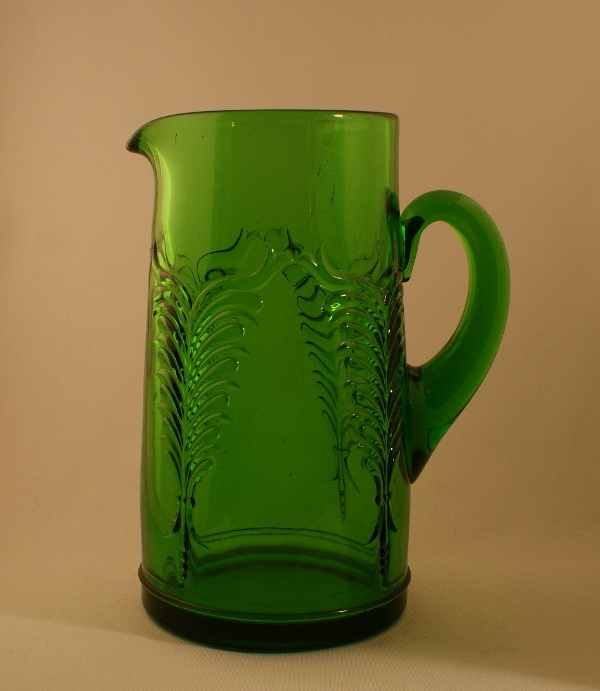 Heisey Winged Scroll Tankard Pitcher
