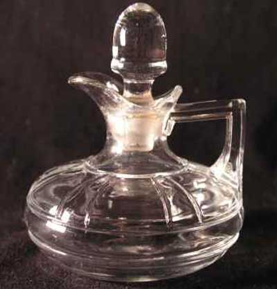 Heisey # 417  Double Rib and Panel Oil Cruet