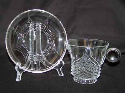 Heisey #1483 Stanhope Cup and Saucer