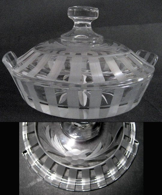 Heisey #1183 Revere Lemon Dish & Cover