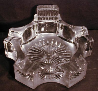 Heisey White Owl Ashtray
