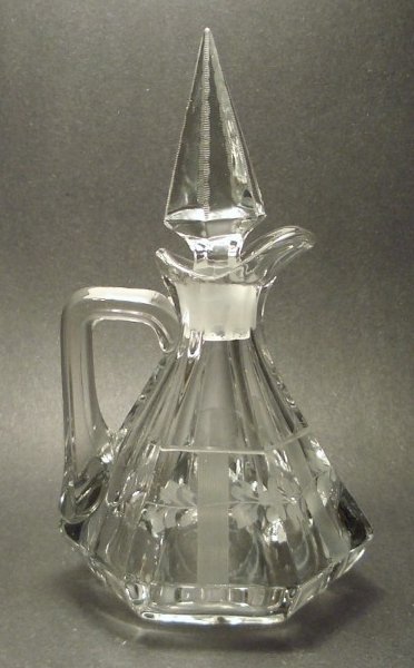 Heisey # 429 Plain Panel and Recess Cruet