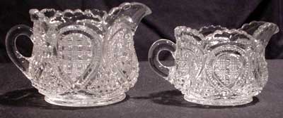 Heisey #1205 Fancy Loop Creamers