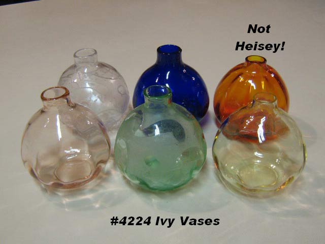 Heisey #4224 Ivy Vase and Look-A-Like