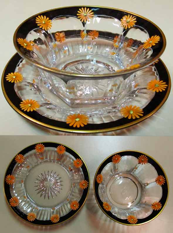 Heisey # 333 Waldorf Astoria Finger Bowl and Underplate
