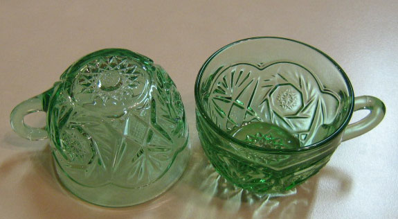 Heisey # 350 Pinwheel and Fan Cup