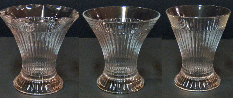 Heisey # 473 Narrow Flute Vases