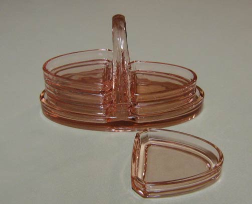Heisey #1184 Bridge Smoking Set