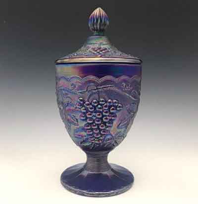 Imperial #   27/ 810 Aurora Jewels Covered Candy Jar