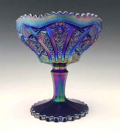 Imperial #   27/ 505 Aurora Jewels Footed Compote