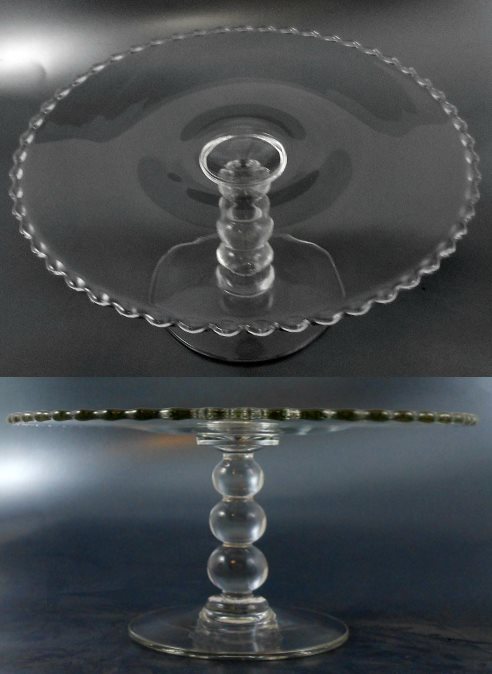 Imperial # 400 Candlewick Pedestal Cake Plate