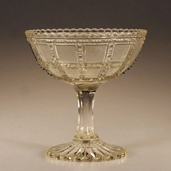 Imperial # 710 "Beaded Block" Stemmed Jelly