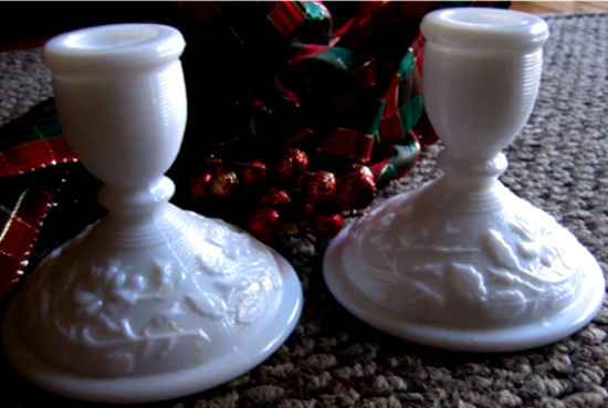 Imperial # 160 Rose Candleholders