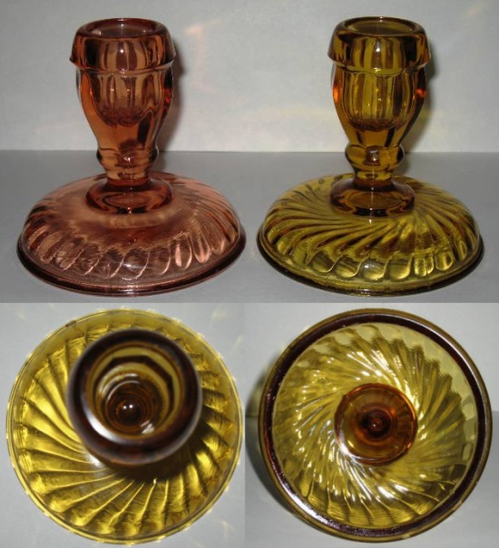 Imperial # 708 Twisted Optic Candleholder