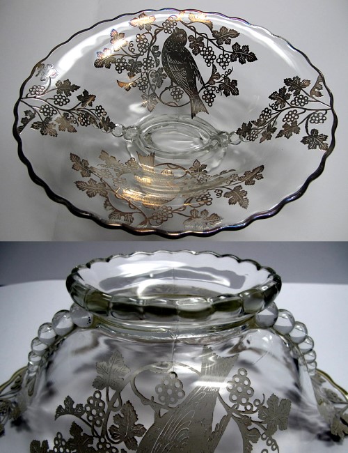 Imperial Bowl w/ Silver Overlay