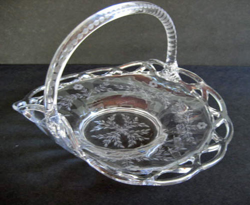 Imperial Lace Edge Basket w/ Unknown Cutting