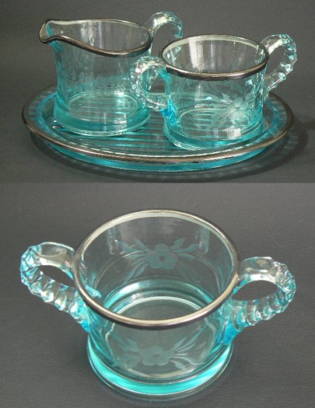 Imperial #   84 Cream & Sugar w/ #275 Tray