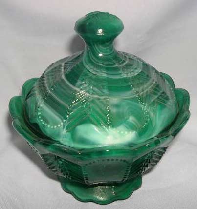 Imperial Green Slag Candy