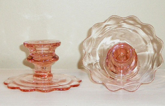 McKee # 157 Scallop Edge Candleholder