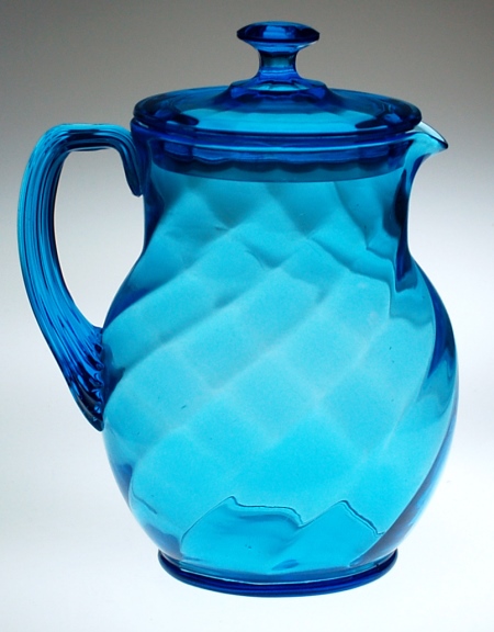 McKee Broad Spiral Optic Pitcher