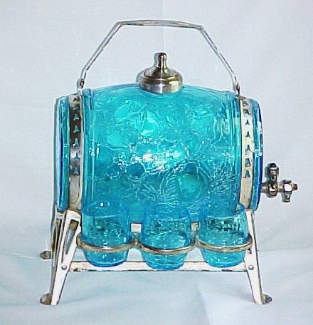 McKee Crackled Keg Set