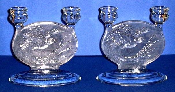 McKee Bird of Paradise Candlesticks