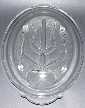 McKee Glasbake Meat Platter