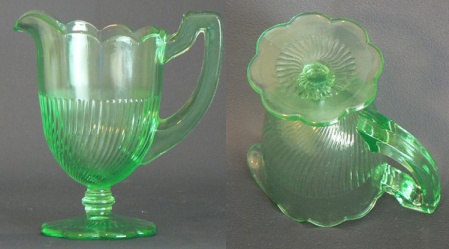 McKee Byzantine Spiral Tall Creamer