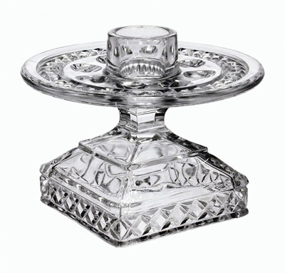 McKee Plymouth Thumbprint Candlestick