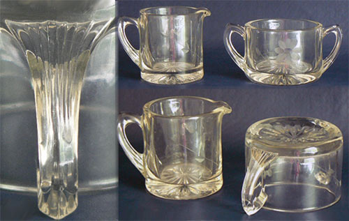 McKee #  10 Creamer &  Sugar