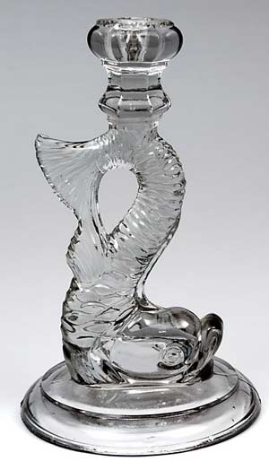 McKee Dolphin Candlestick