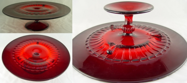 Paden City Nerva Cake Stand