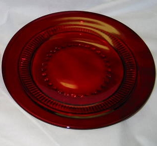 Paden City # 330 Cavendish Ruby Plate